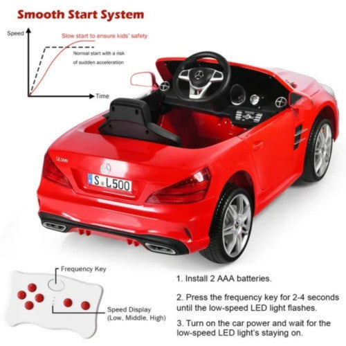 2024 UENJOY 12V Mercedes-Benz SL500 Kids Ride On Car (Rubber Wheel, Leather Seat) 2024 UENJOY 12V Mercedes-Benz SL500 Kids Ride On Car (Rubber Wheel, Leather Seat)